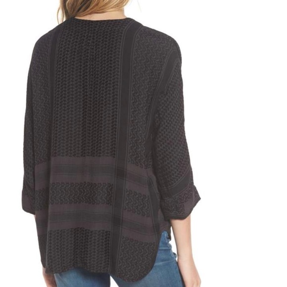 Rails Lily Onyx Jacquard Blouse - Picture 11 of 11